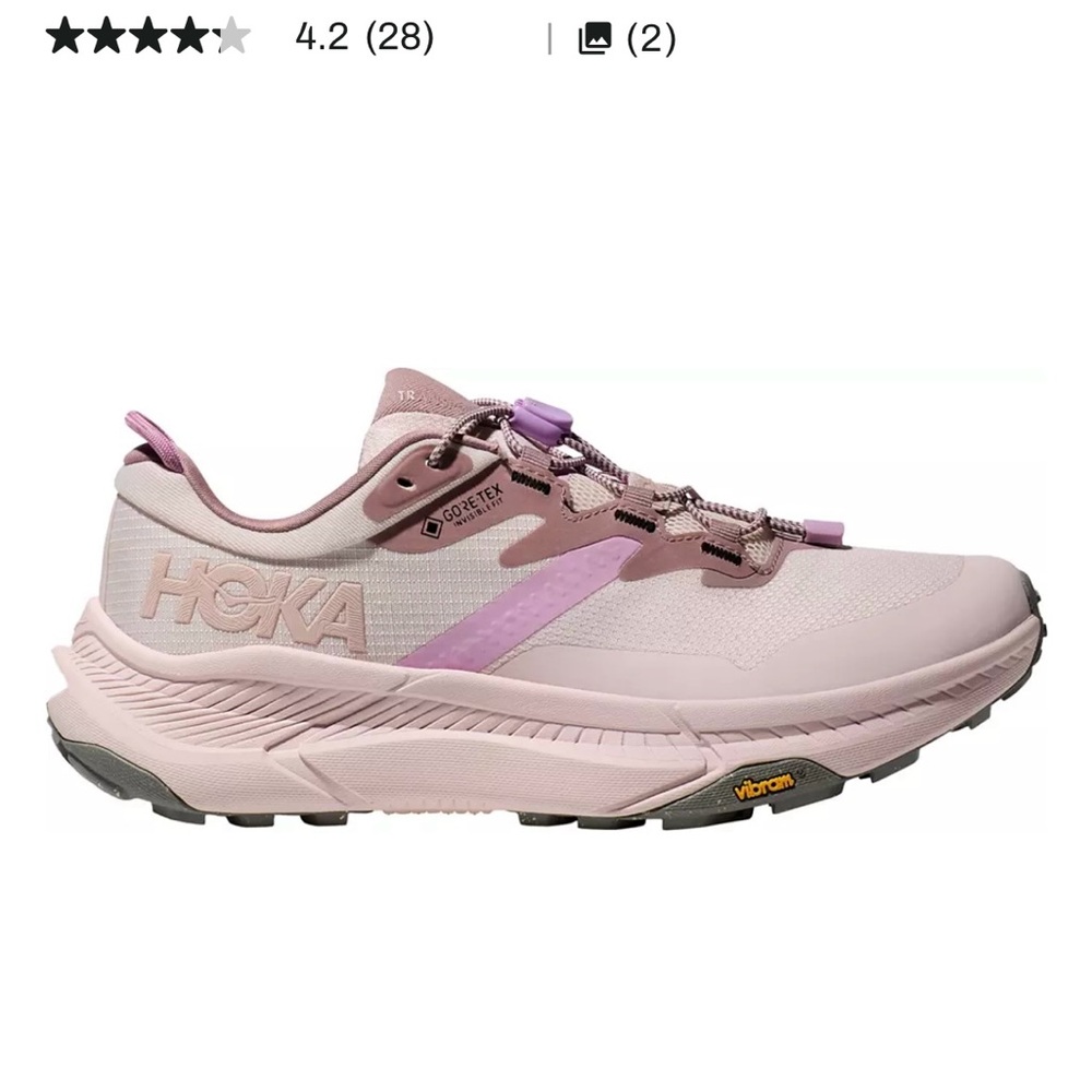 Hoka Women's Transport GTX Light Pink/Purple Athletic Shoes
